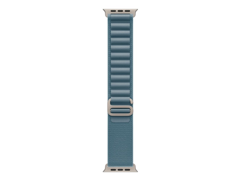 Apple Watch 49mm Natural Titanium Alpine Loop (light blue) Rem