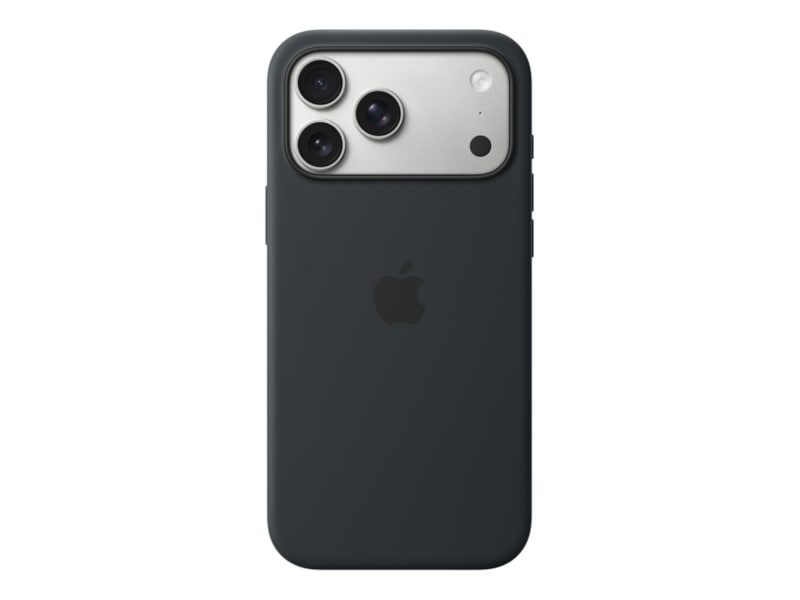 Apple iPhone 17 Pro Max Silikonecover (sort) Mobilcover