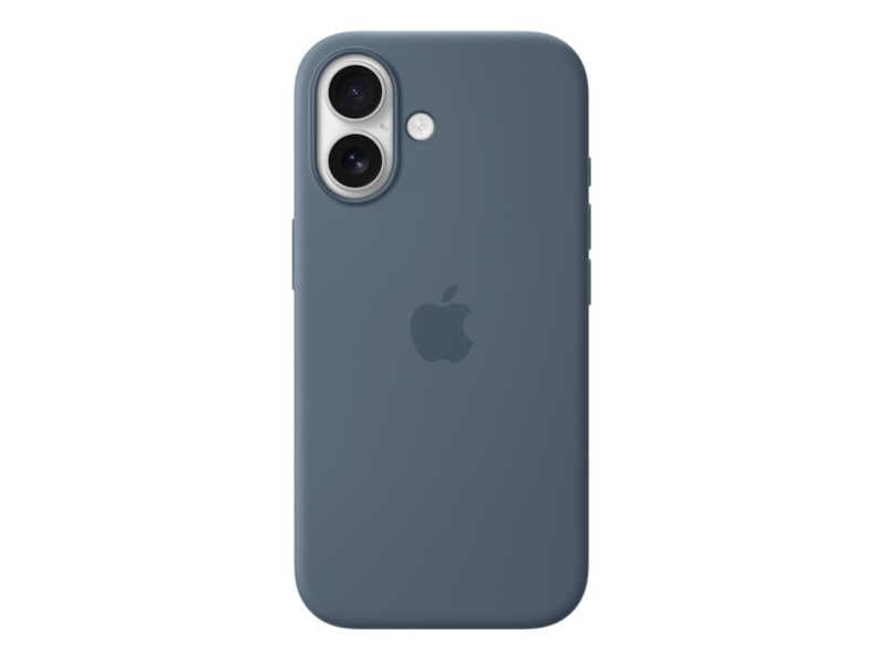Apple iPhone 17 Silikonecover (stålblå) Mobilcover
