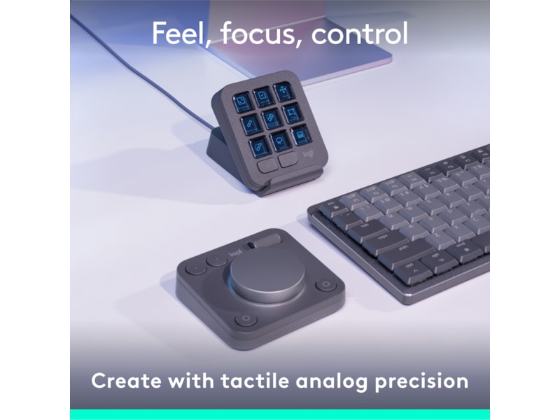 Logitech MX Creative Console (sort) Keyboards