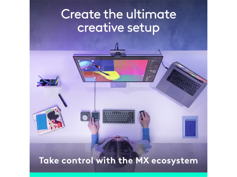 Logitech MX Creative Console (sort) Keyboards