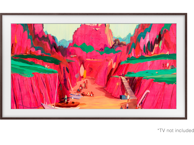 Samsung 75" ramme til The Frame og The Frame Pro (2021-2025, Phantom Brown) TV-rammer & tilbehør