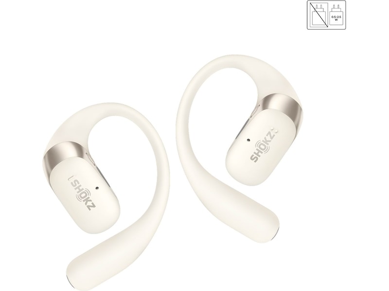 SHOKZ OpenFit 2 åbne Høretelefoner (beige) In-ear høretelefoner