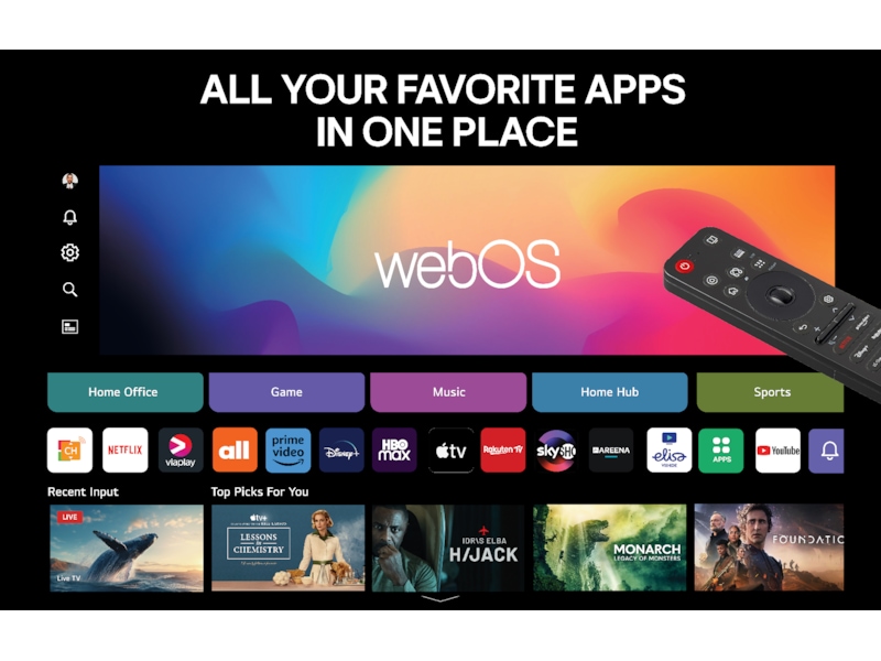 LG 100" QNED86 AI 4K QNED Smart TV (2025) Over 80 tommer TV