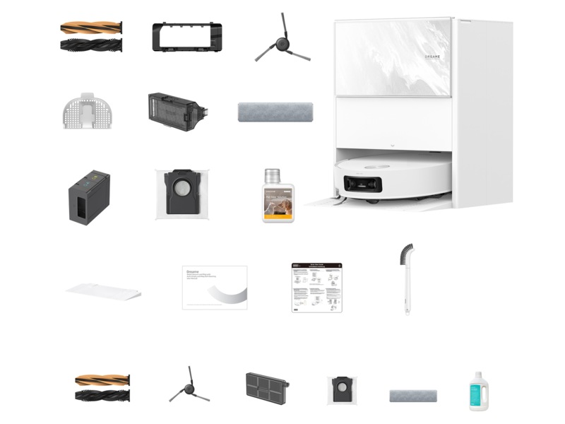 Dreame Aqua10 Ultra Track Complete Robotstøvsuger (hvid) Robotstøvsugere