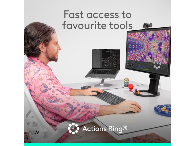 Logitech MX Master 4 for Business Trådløs Ergonomisk mus (grafitgrå) Mus