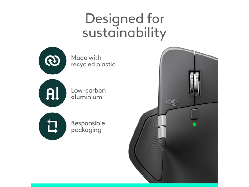 Logitech MX Master 4 for Business Trådløs Ergonomisk mus (grafitgrå) Mus