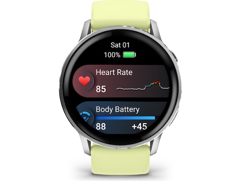 Garmin Venu 4 45mm GPS (silver/citron) Smartwatches