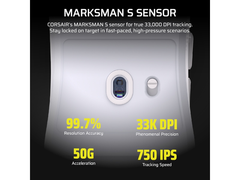 Corsair Sabre v2 Pro Ultralight Trådløs Gaming Mus (hvidt) Gamingmus