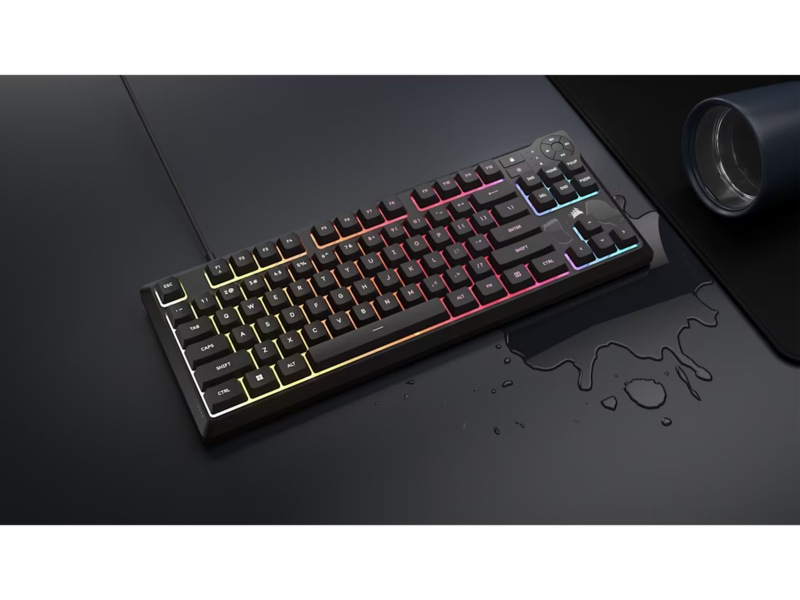 Corsair K55 CORE TKL RGB Gamingtastatur (sort) Gamingkeyboard
