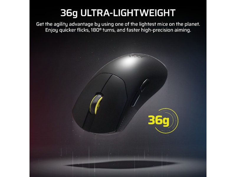 Corsair Sabre v2 Pro Ultralight Trådløs Gaming Mus (sort) Gamingmus