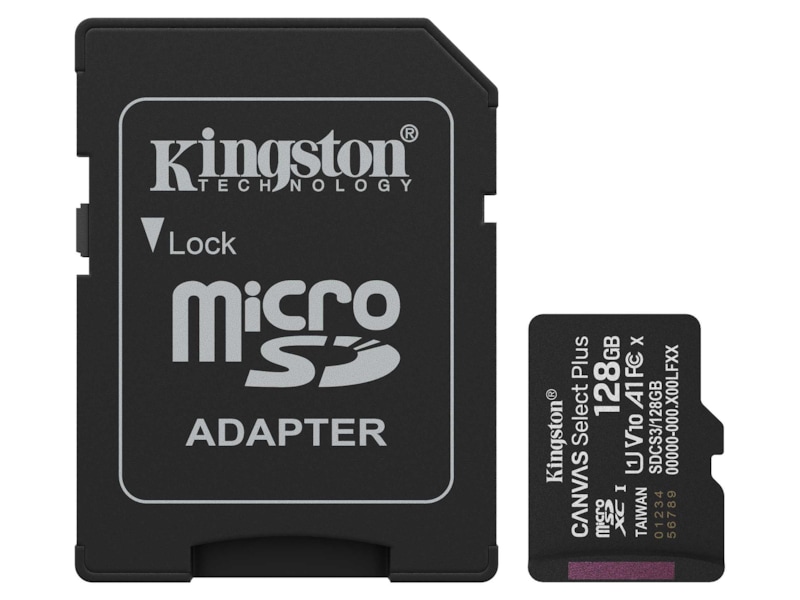 Kingston microSDXC Canvas Select Plus 128GB Flash-hukommelse