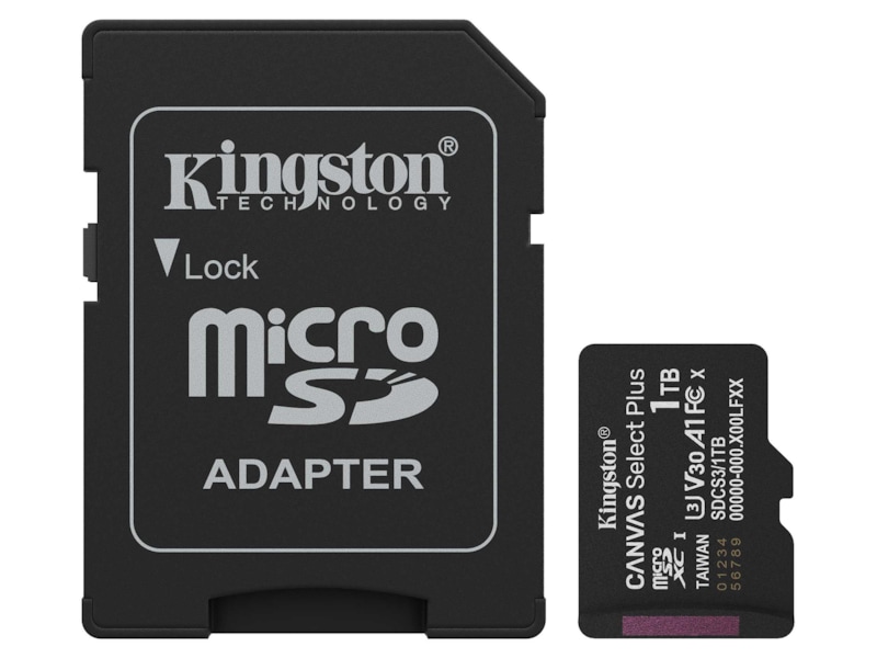 Kingston microSDXC Canvas Select Plus 1TB Flash-hukommelse