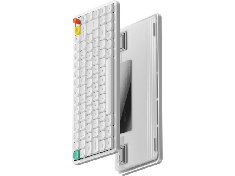 NuPhy Air75 V3 trådløst gaming tastatur (nova white / red nano) Gamingkeyboard