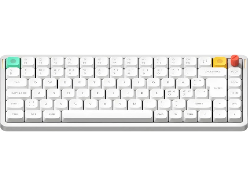 NuPhy Air75 V3 trådløst gaming tastatur (nova white / blush nano) Gamingkeyboard