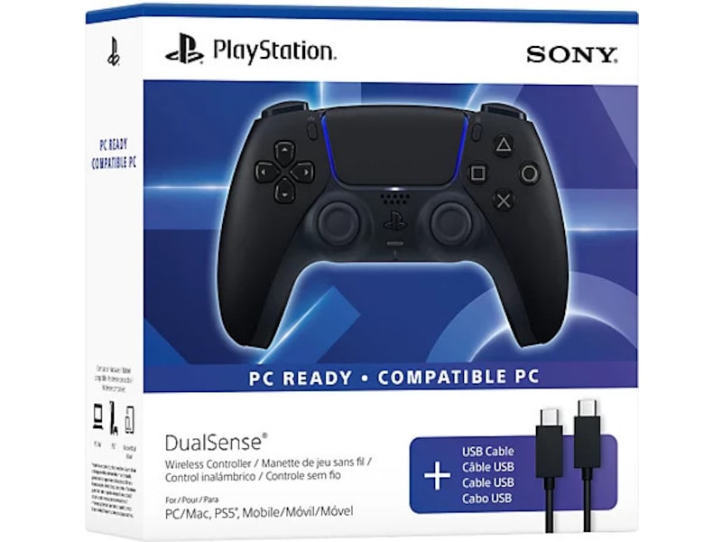 PlayStation DualSense trådløs controller (Midnight Black) Gamepad