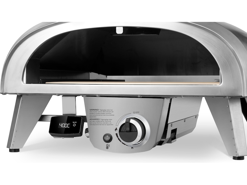 Gas pizzaovn 8kW 45cm rustfrit stål Pizzaovne