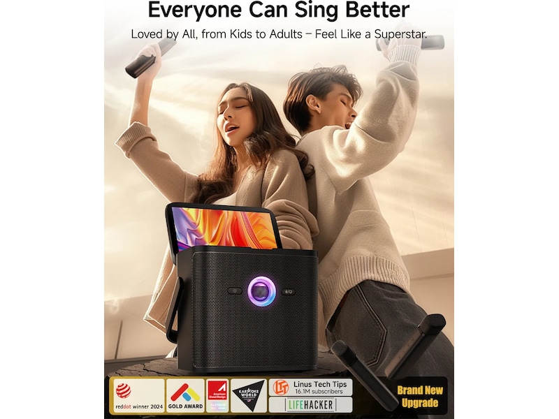 Nedis Ikarao Shell S3 Karaokehøjttaler 80W Trådløs / Bluetooth højttaler