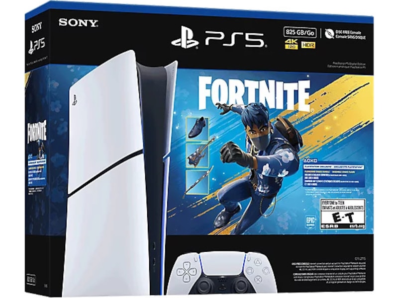 Sony PlayStation 5 Digital Slim Fortnite Flowering Chaos Bundle PlayStation