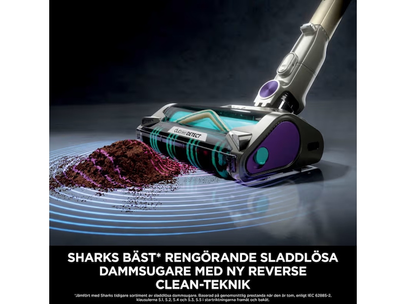Shark PowerDetect IP1251EUT trådløs støvsuger Ledningsfrie støvsugere