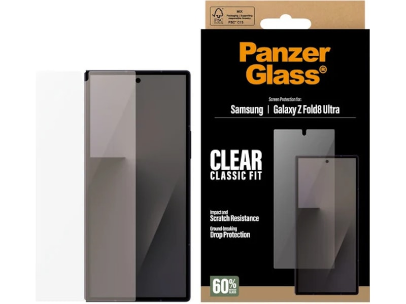 PanzerGlass Galaxy Z Fold8 Ultra Sub Skærmbeskytter Skærmbeskyttelse mobiltelefon