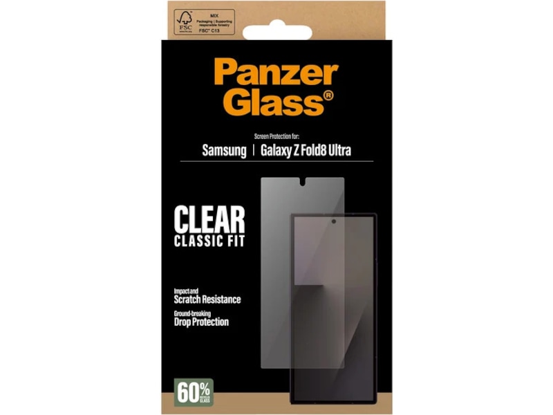 PanzerGlass Galaxy Z Fold8 Ultra Sub Skærmbeskytter Skærmbeskyttelse mobiltelefon