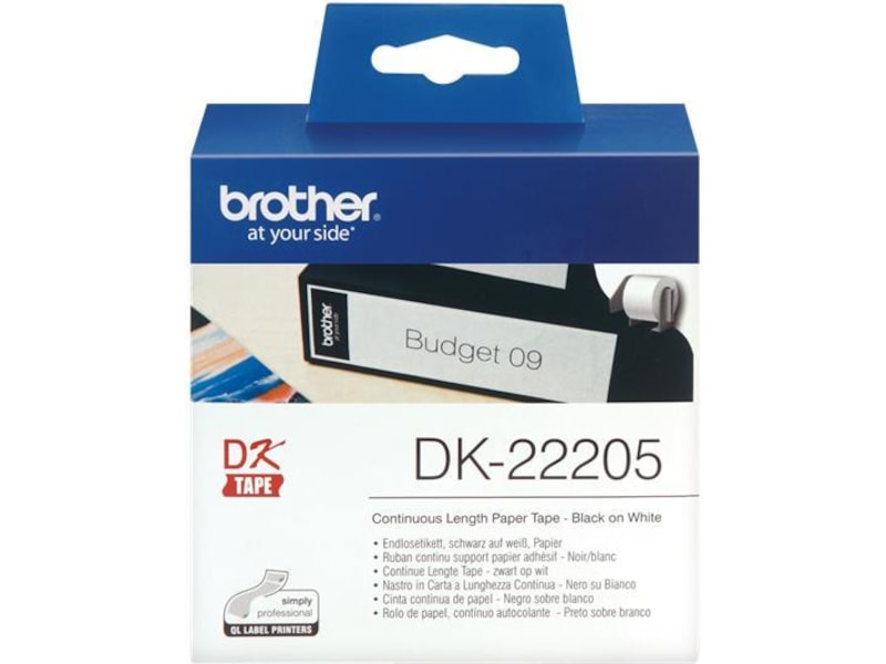 Brother Taperull papir 62mm x 30.48m Label produkter