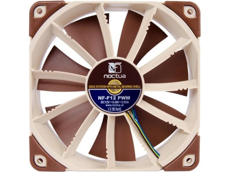Noctua NF-F12 PWM 120mm Blæser Blæsere