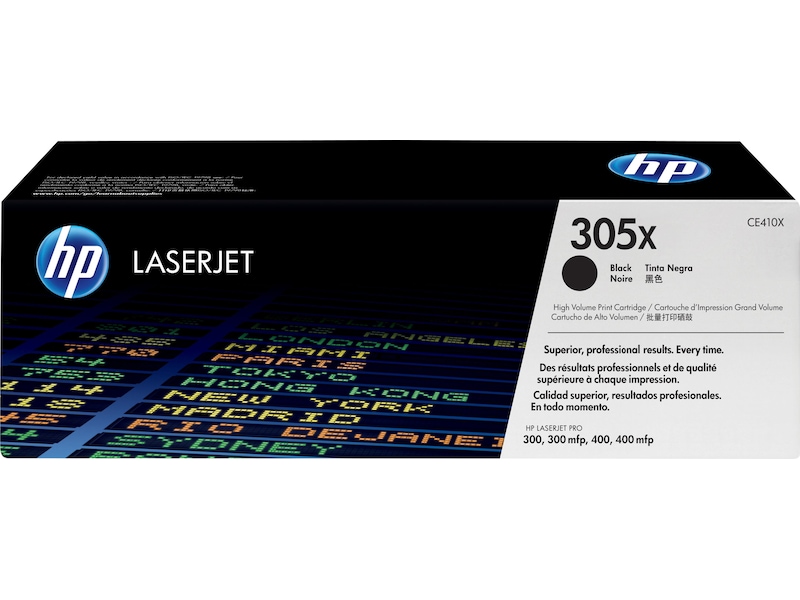 HP Toner 305X Sort Laser Toner