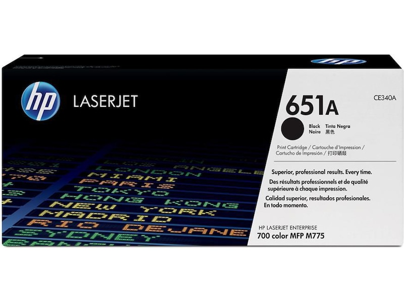HP Toner 651A Black Laser Toner
