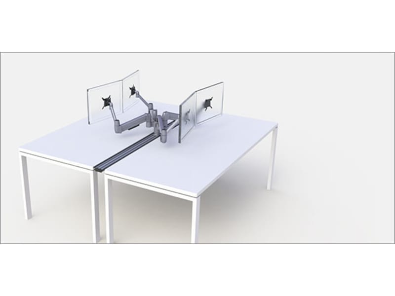 Kenson SpaceArm S2 dobbelt gasarm (sølv) Væg ophæng