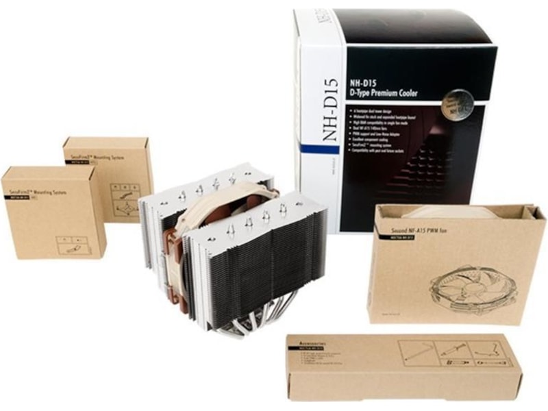 Noctua NH-D15 CPU Køler CPU - Luftkøling