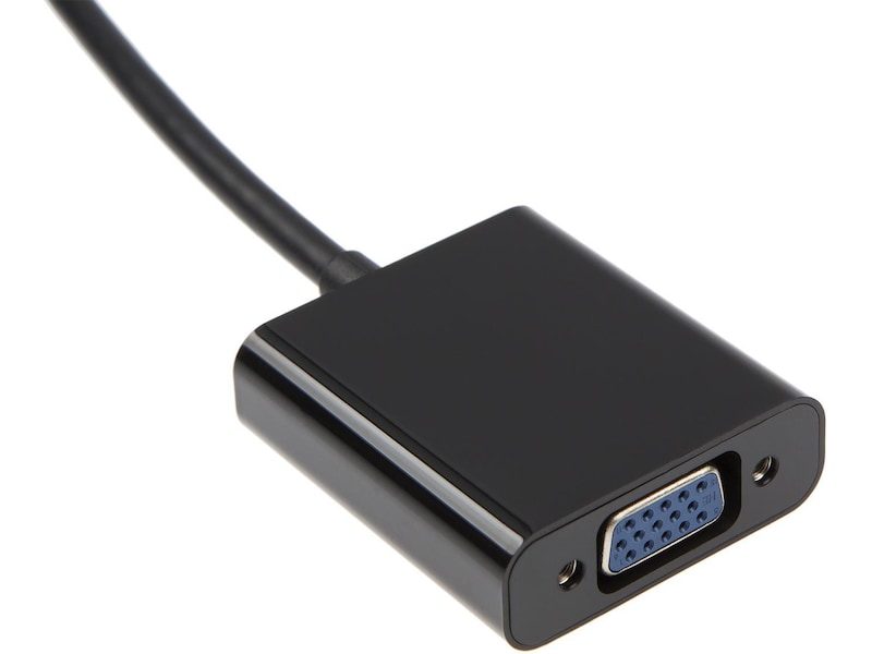 HDMI til VGA adapter 10cm (sort) Kabeladaptere og overgange