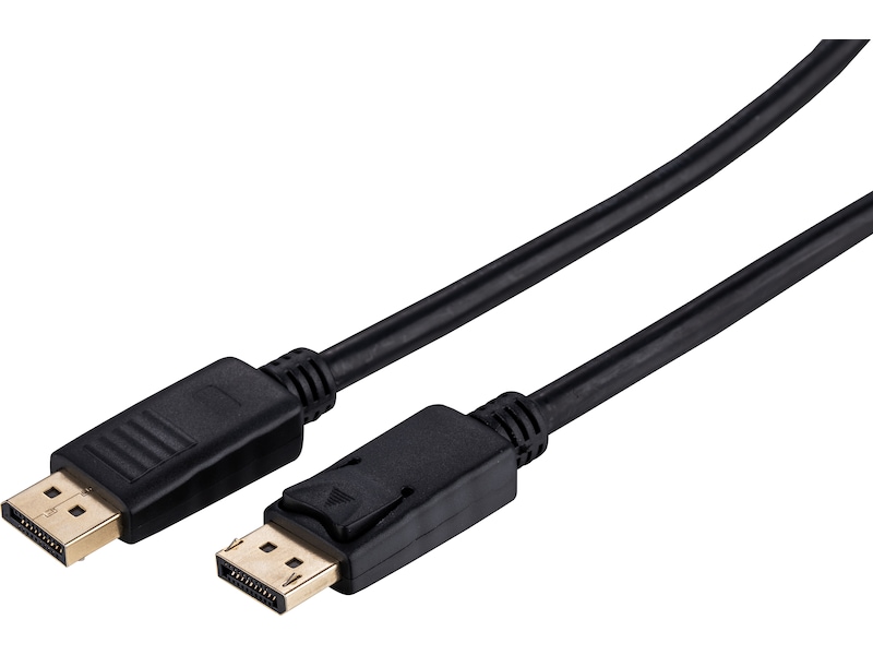 Displayport kabel 1m (sort) Monitor
