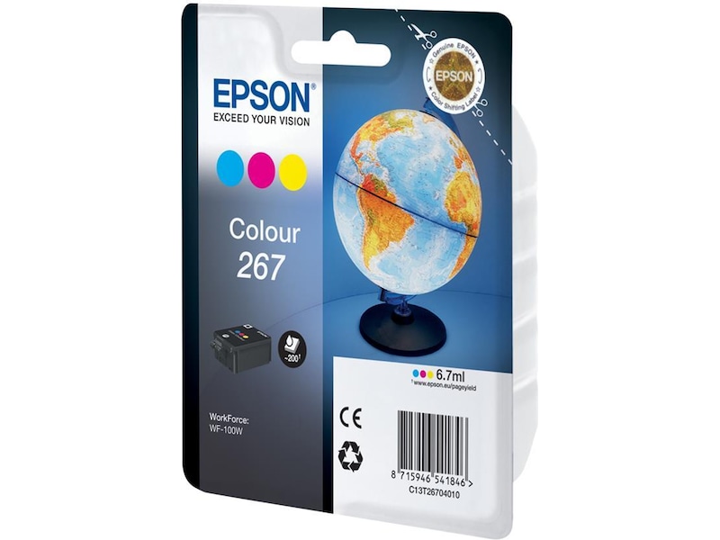 Epson Blæk 267 Tri-Color Blækpatroner
