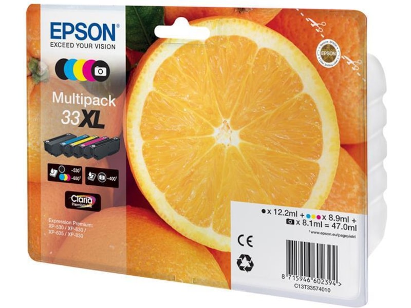 Epson Blæk 33XL Multipack Blækpatroner