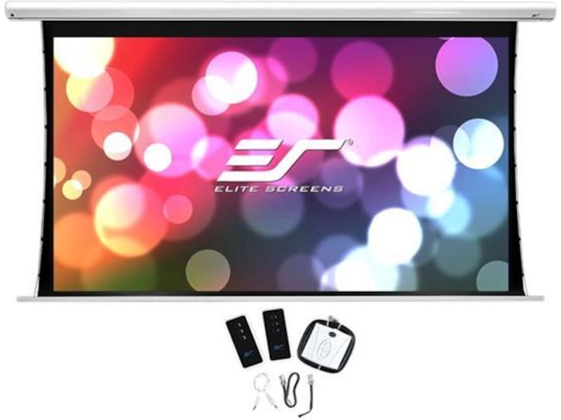 Elite Screens 100" 4K Elektrisk lærred Projektorleærred