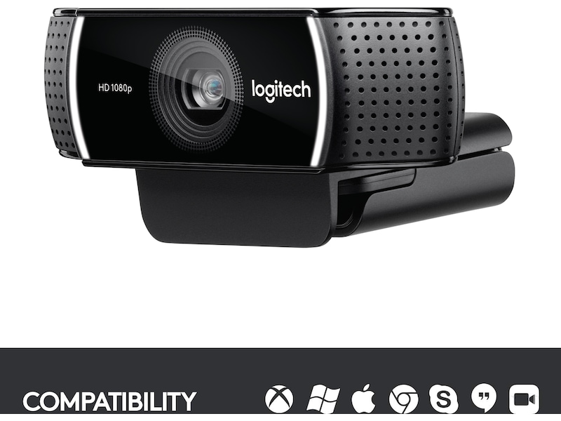 Logitech C922 30FPS 1080P Professional Streaming Webcam Webkameraer