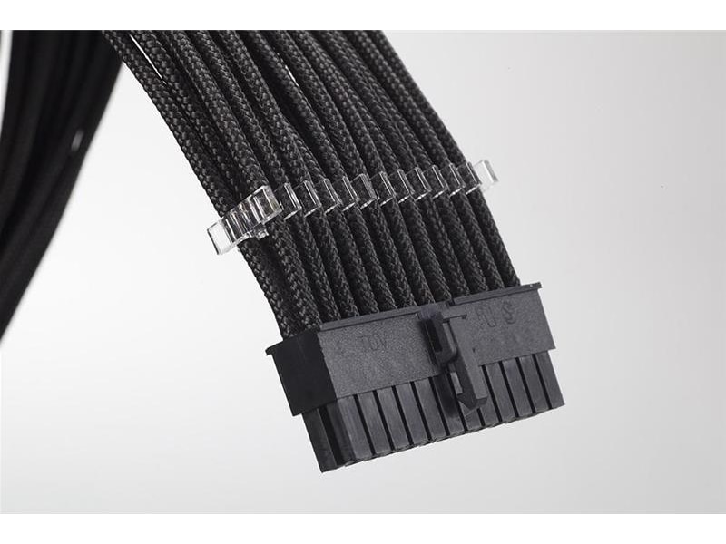 Phanteks Sleeved Cable Extension (sort) Datakabler