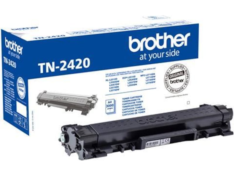 Brother TN2420 toner (sort) Tromle