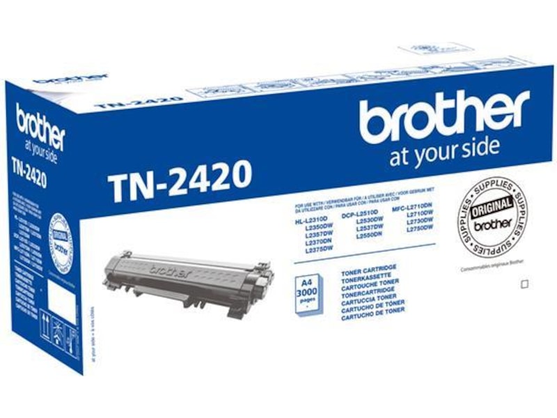 Brother TN2420 toner (sort) Tromle