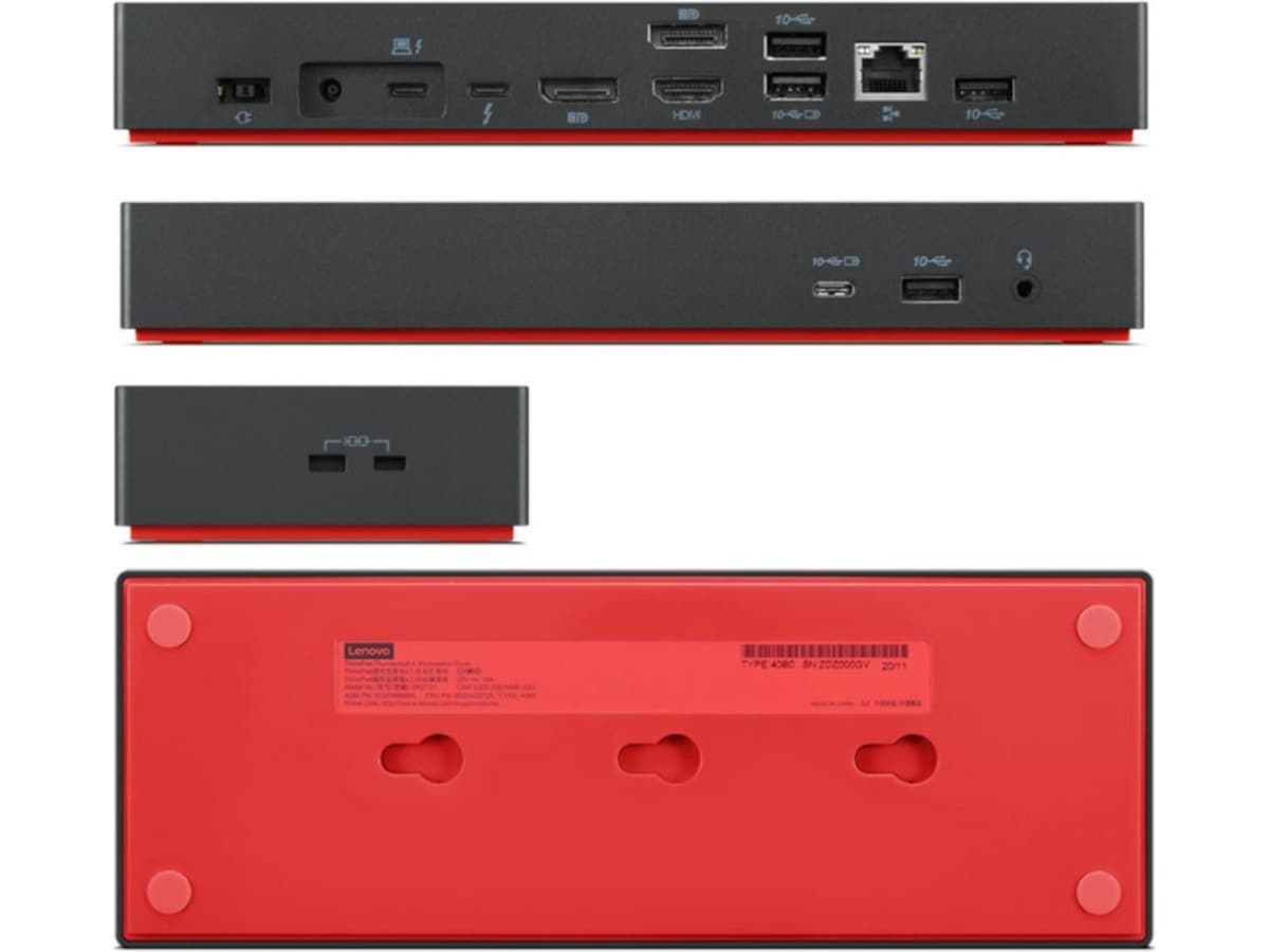 Lenovo ThinkPad Thunderbolt 4 Docking Dockingstation og USB-hub