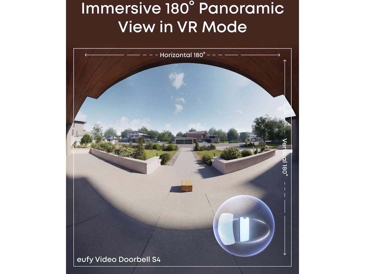 Eufy Video Doorbell S4 + Mini Chime Dørklokker