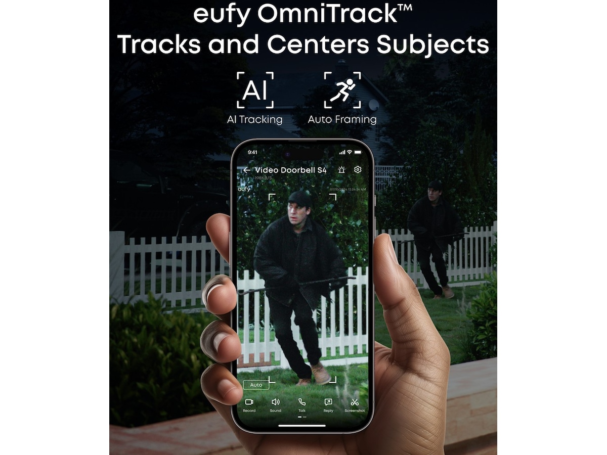 Eufy Video Doorbell S4 + Mini Chime Dørklokker
