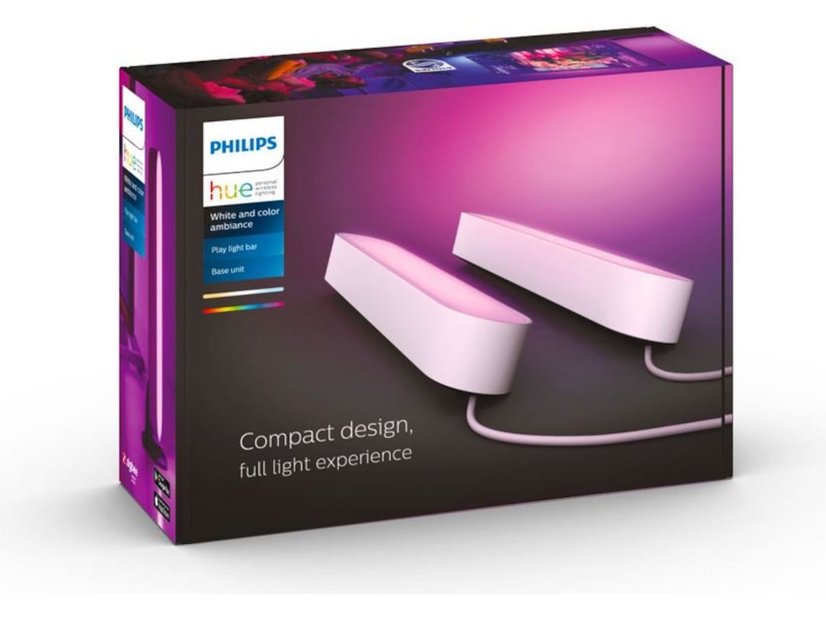Philips Hue Play light bar 2-pak (hvid) Led strips & underholdning