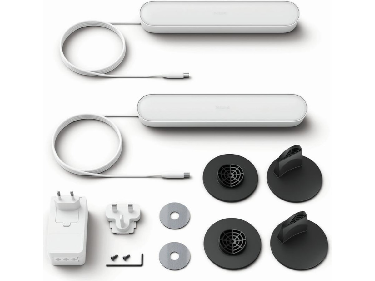 Philips Hue Play light bar 2-pak (hvid) Led strips & underholdning