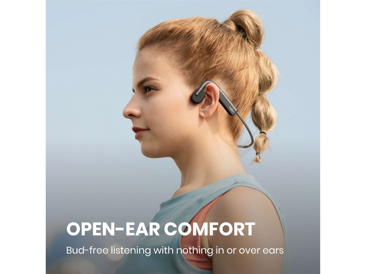 SHOKZ OpenMove Trådløse Høretelefoner, On-Ear (grå) Høretelefoner
