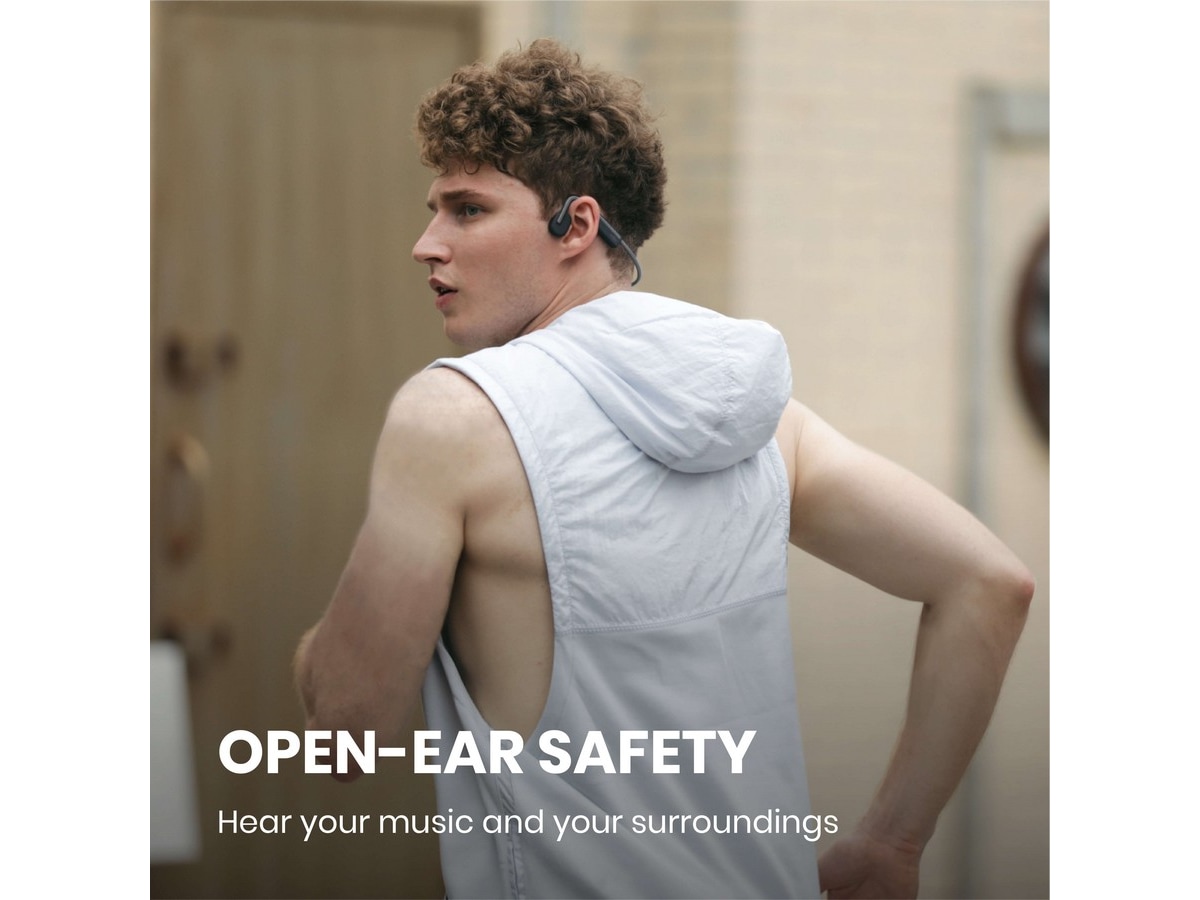 SHOKZ OpenMove Trådløse Høretelefoner, On-Ear (grå) Høretelefoner