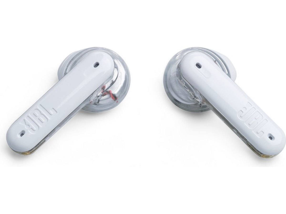 JBL Tune Flex Ghost Trådløse Høretelefoner, Earbuds (hvid) In-ear høretelefoner