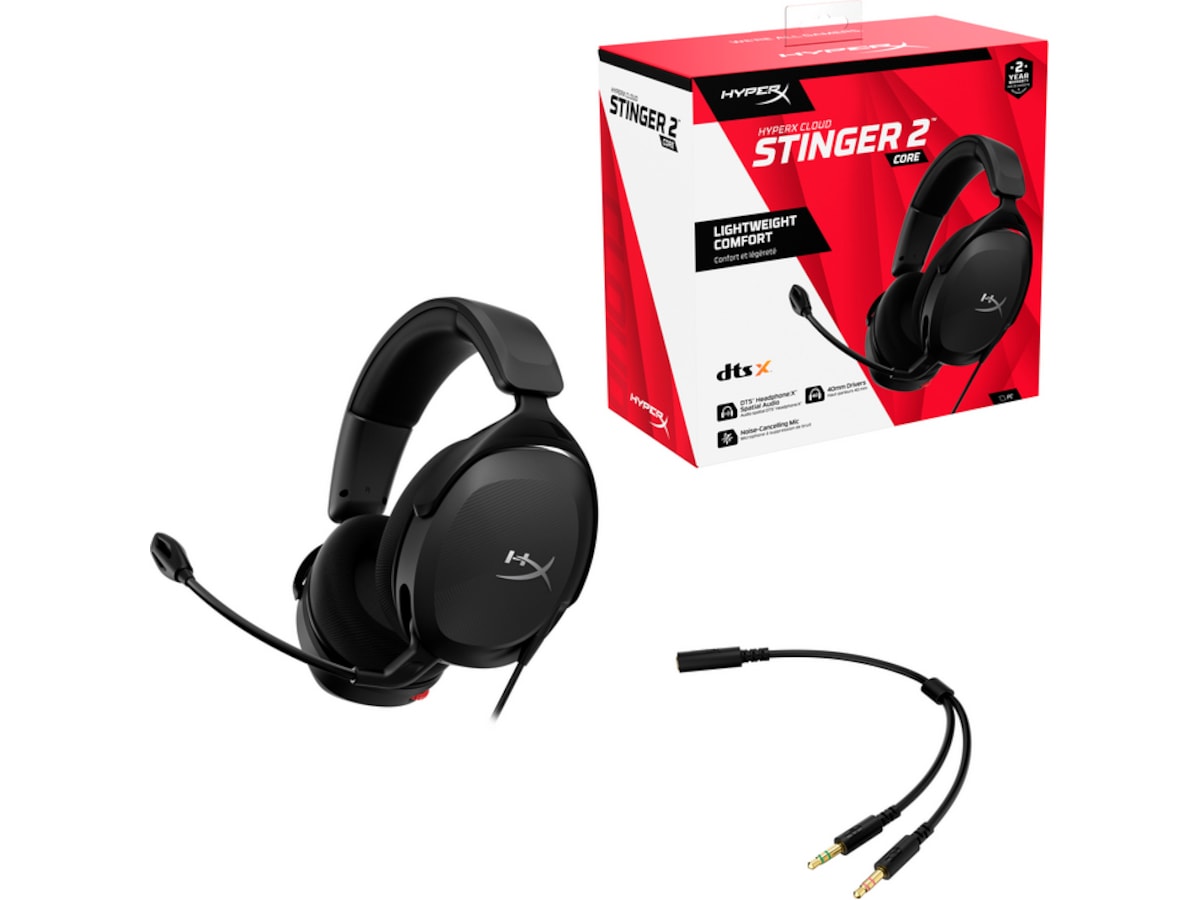 HyperX Cloud Stinger 2 Core Gaming Headset (sort) Gamingheadset